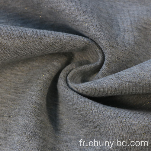 60/40 CVC French Terry Fleece tissu